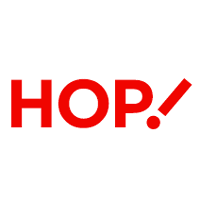 Logo de la nouvelle compagnie créée par Air France : HOP !