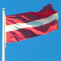Lettonie Drapeau de la Lettonie