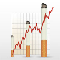 hausse du prix des cigarettes