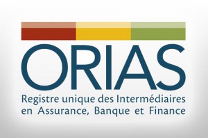 Logo de l'ORIAS (Registre unique des intermédiaires en assurance, banque et finance)