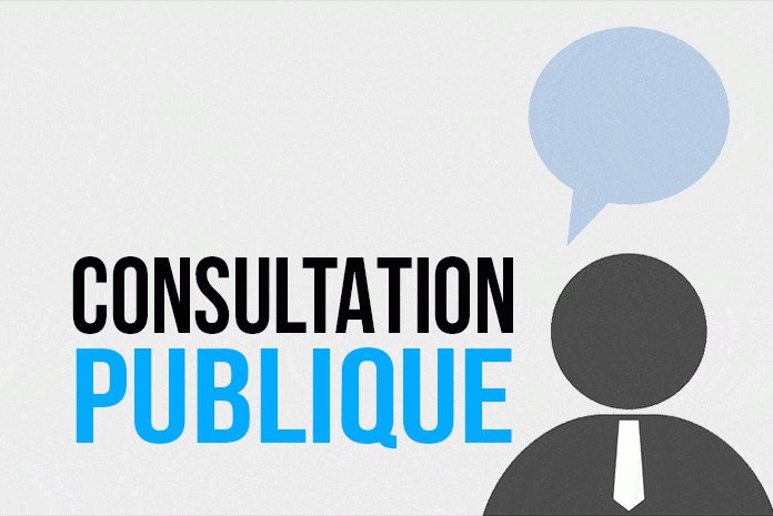 Consultation publique Consultation publique