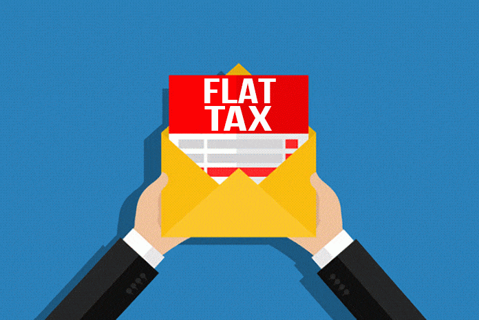 what is an argument in america for instituting a flat tax