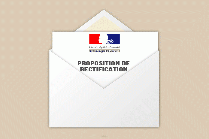 Proposition de rectification Proposition de rectification du Fisc
