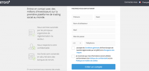 Etape 2 : Ouvrir un compte de trading pour action kering