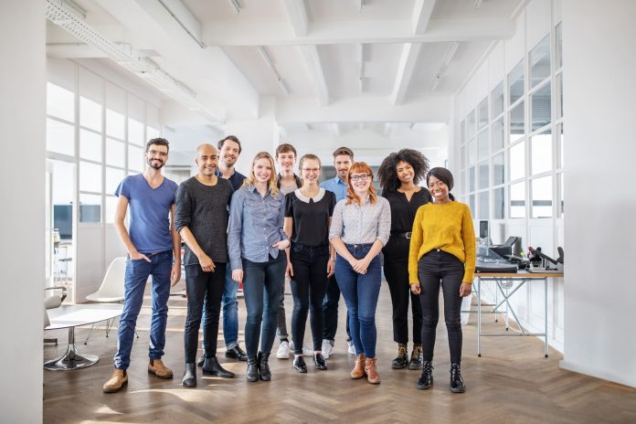 Portrait of successful business team