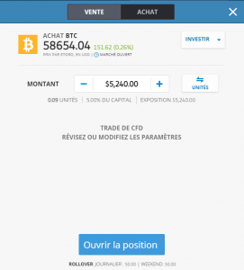 altcoin - Achat Bitcoin eToro