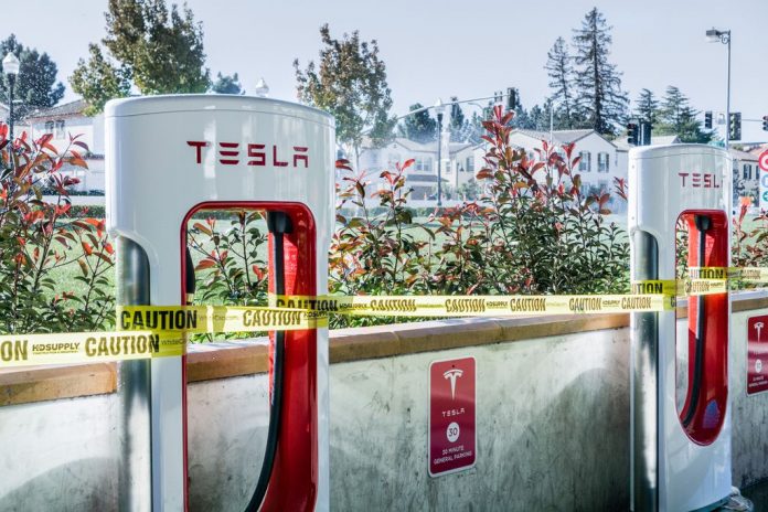 New Tesla charging station