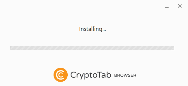Installation Cryptotab