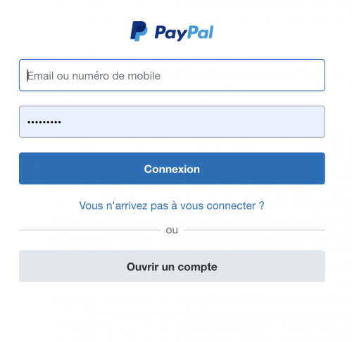 Étape 3 : Se Connecter sur votre Compte Paypal