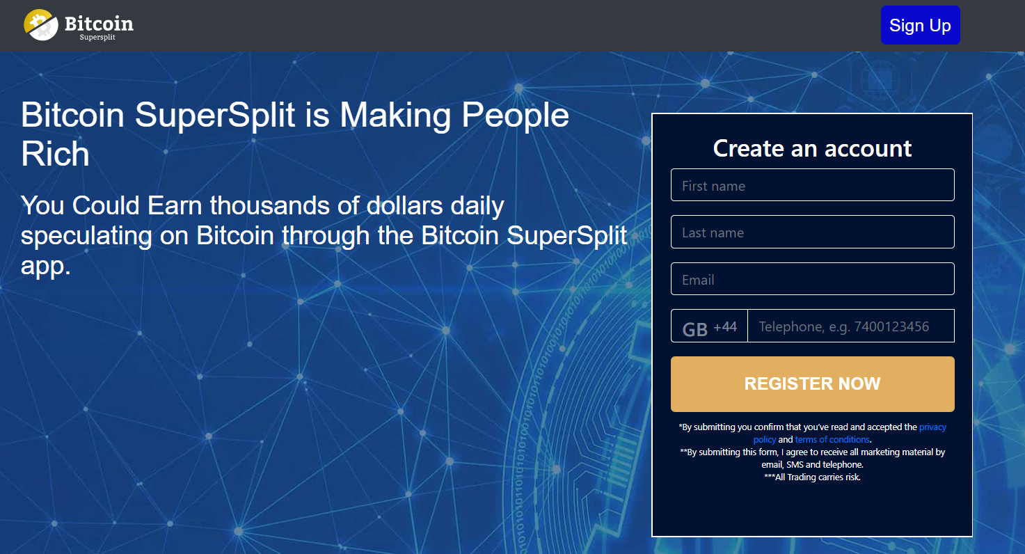 1. Ouvrir un Compte Bitcoin SuperSplit