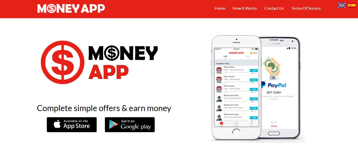 Money App application pour gagner de l'argent