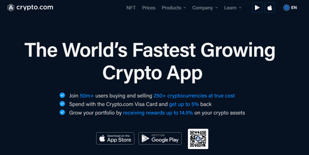 acheter des Bitcoin - crypto.com plateforme