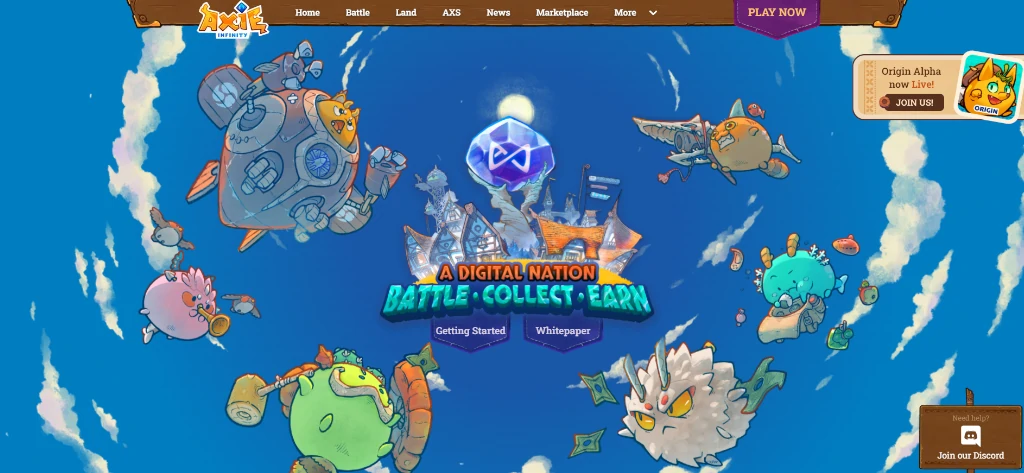 axie-infinity - cryptomonnaie metaverse