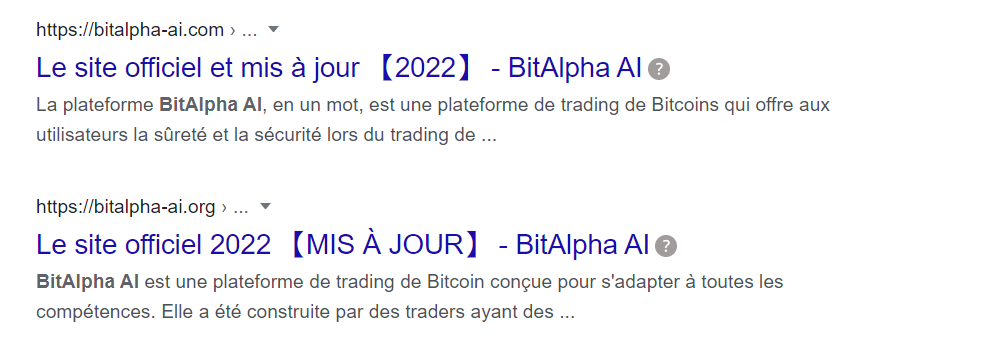 BitAlpha AI avis - opinions sur le web