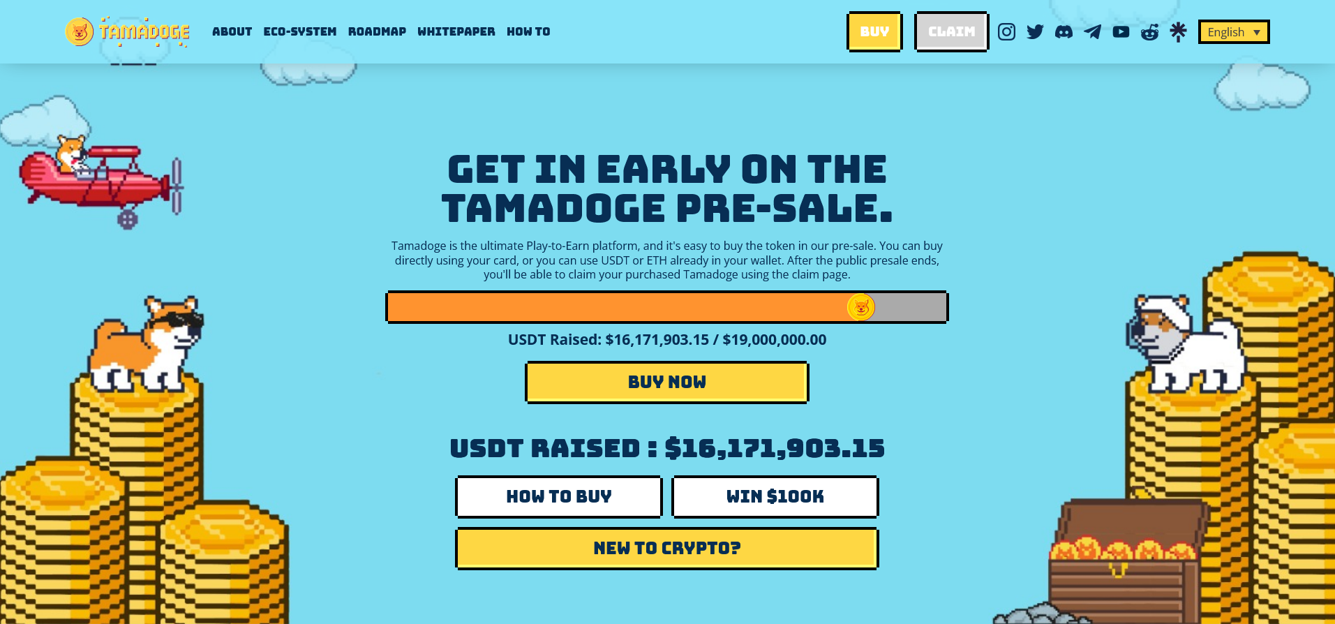 Tamadoge 16M$