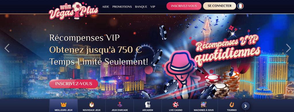 Screenshot casino en ligne Vegas Plus