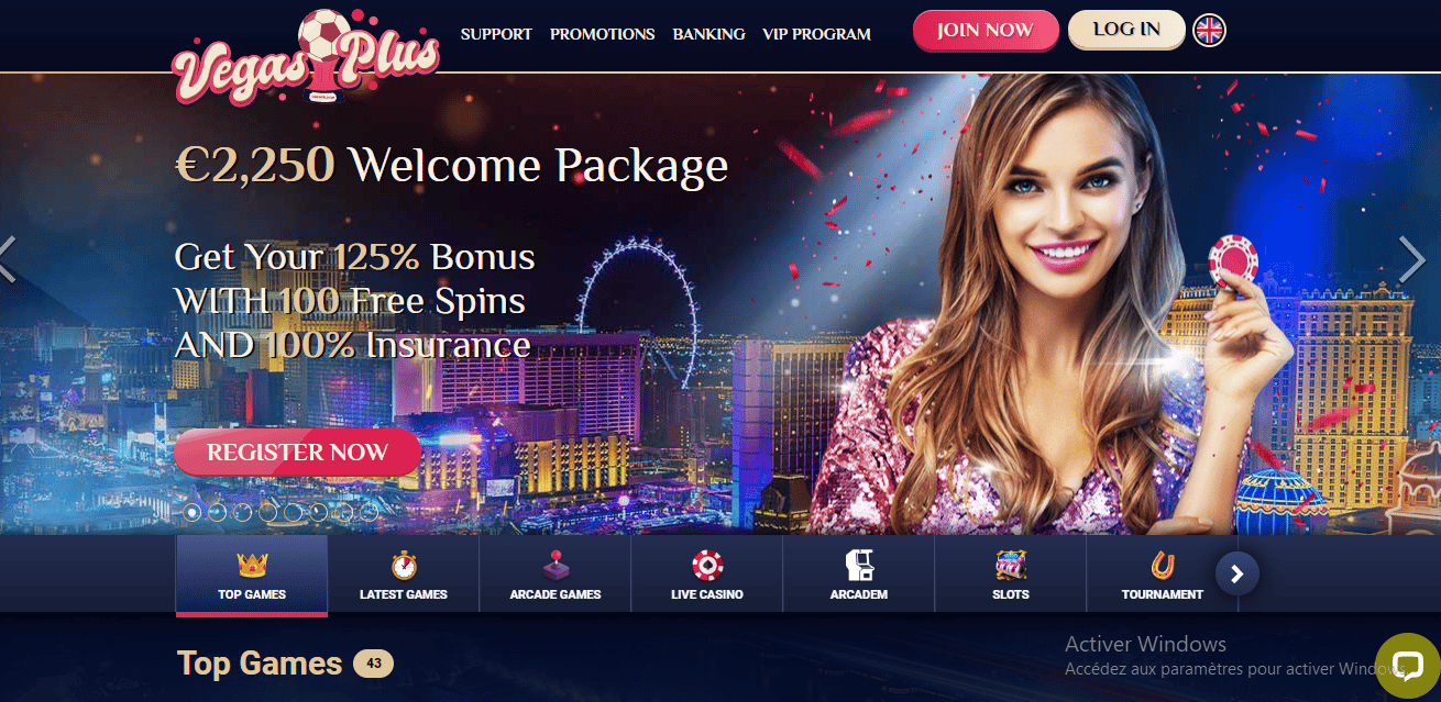 Vegas Plus - Live casino baccarat
