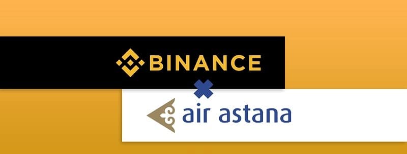 partenariat Binance-Air Astana