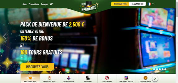 Avis Machance casino : bonus