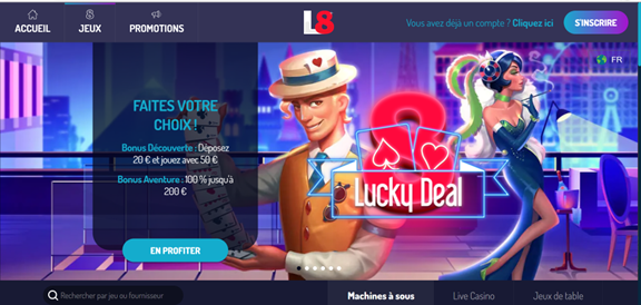 Meilleurs casinos mobile : Lucky8