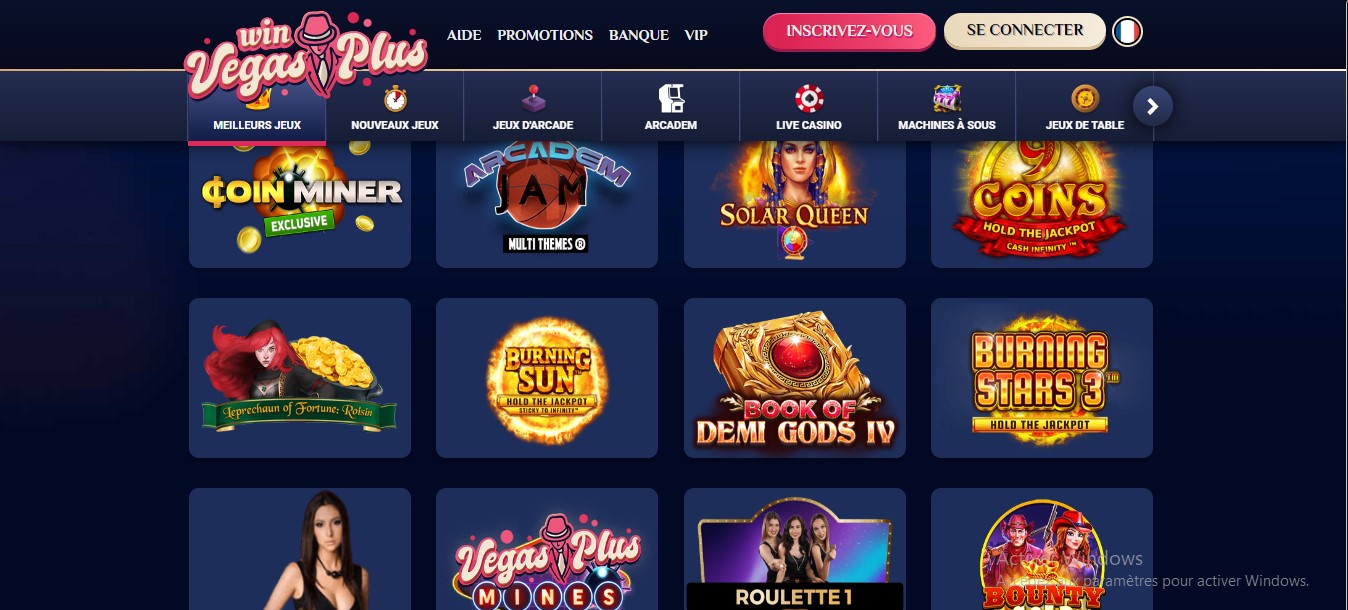 L'offre ultime sur win vegasplus casino