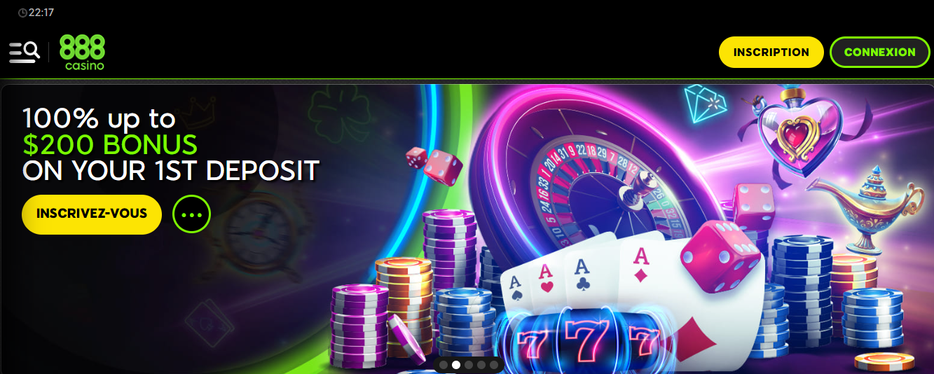 888 - casino gratuit en ligne