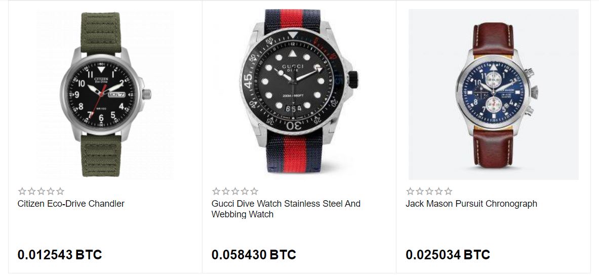 Crypto Emporium - Montres pas cher - Où acheter des montres en Bitcoin