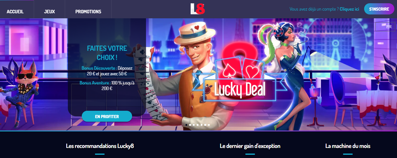 Lucky8 - casino en ligne canada