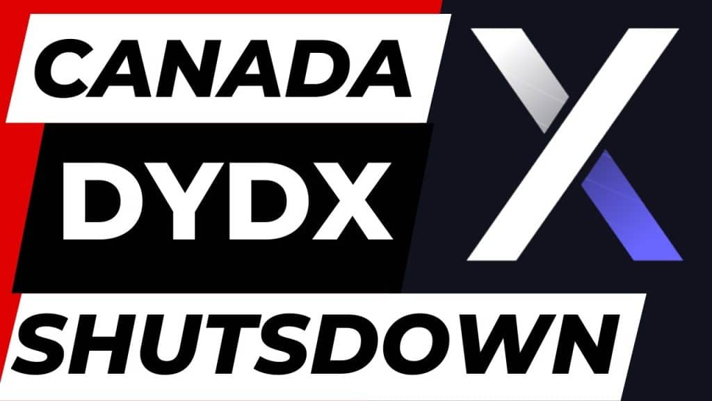 dYdX se retire du marché canadien