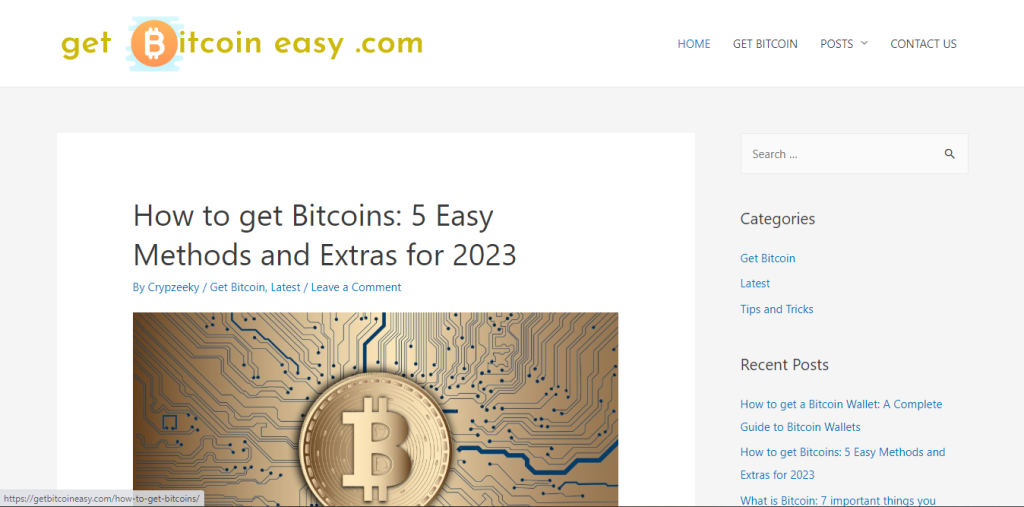 Avis Get Bitcoin Easy