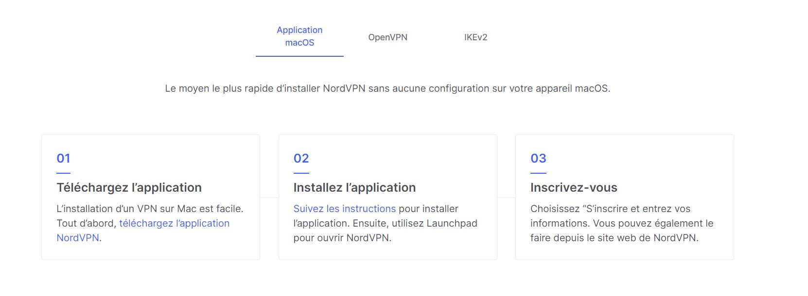 Installer l'application NordVPN pour Mac - VPN Gratuit Mac