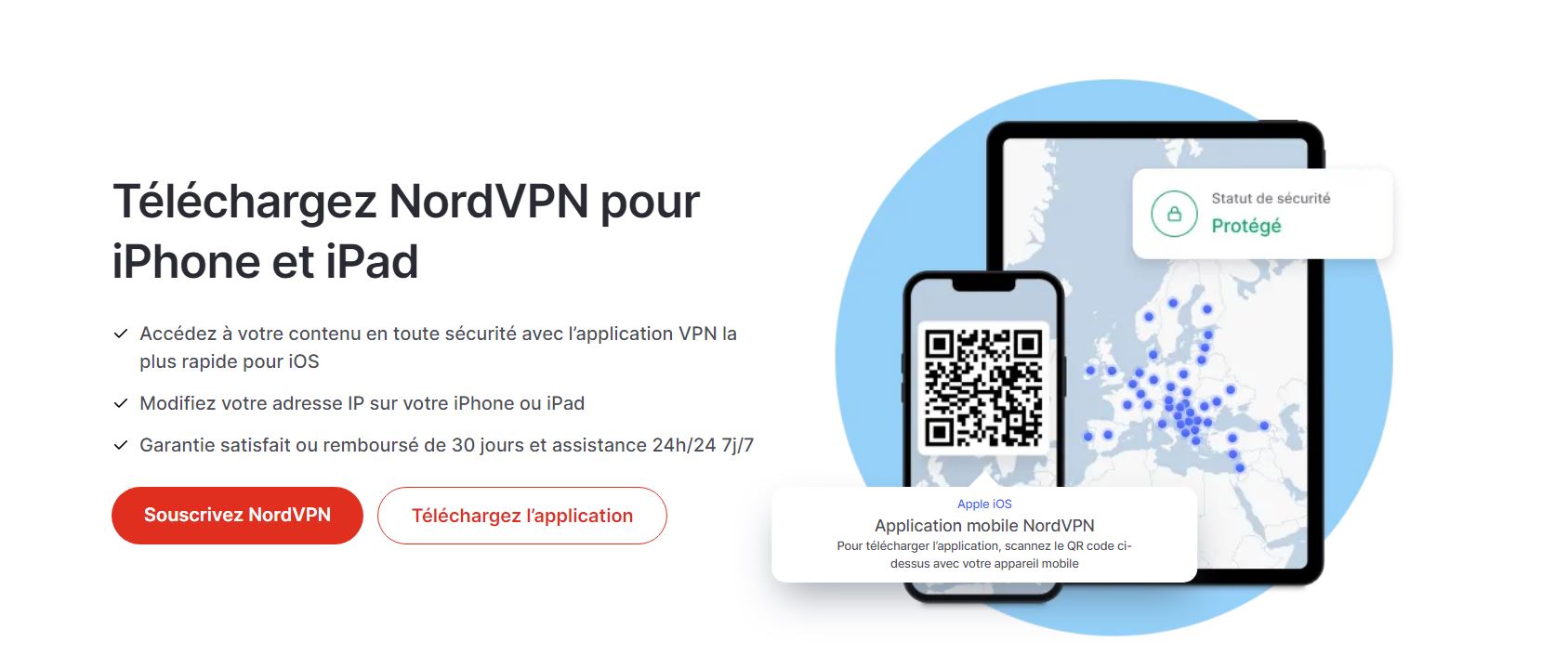 NordVPN - Accueil - VPN iPhone