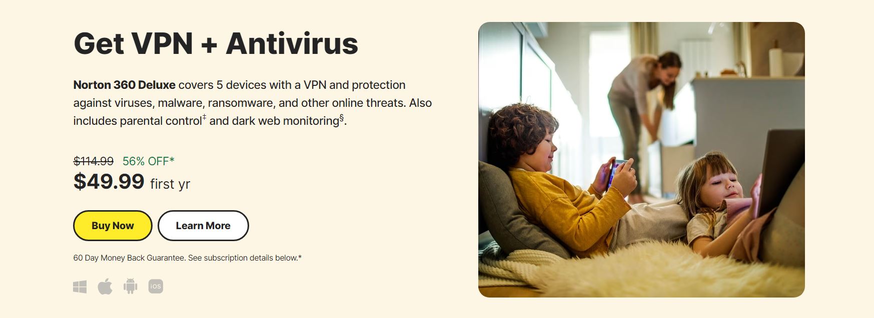 Norton Secure VPN - VPN + Antivirus - VPN Gratuit Mac