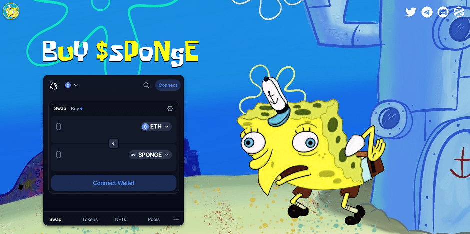 Spongebob - meilleur shitcoin