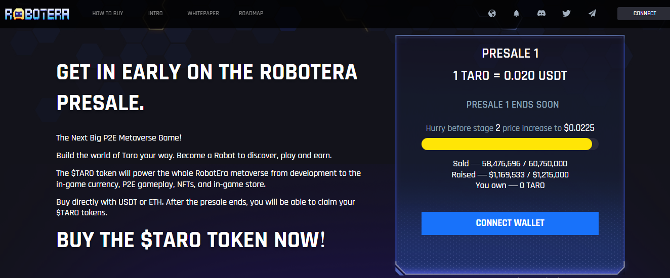 Robotera - popular crypto