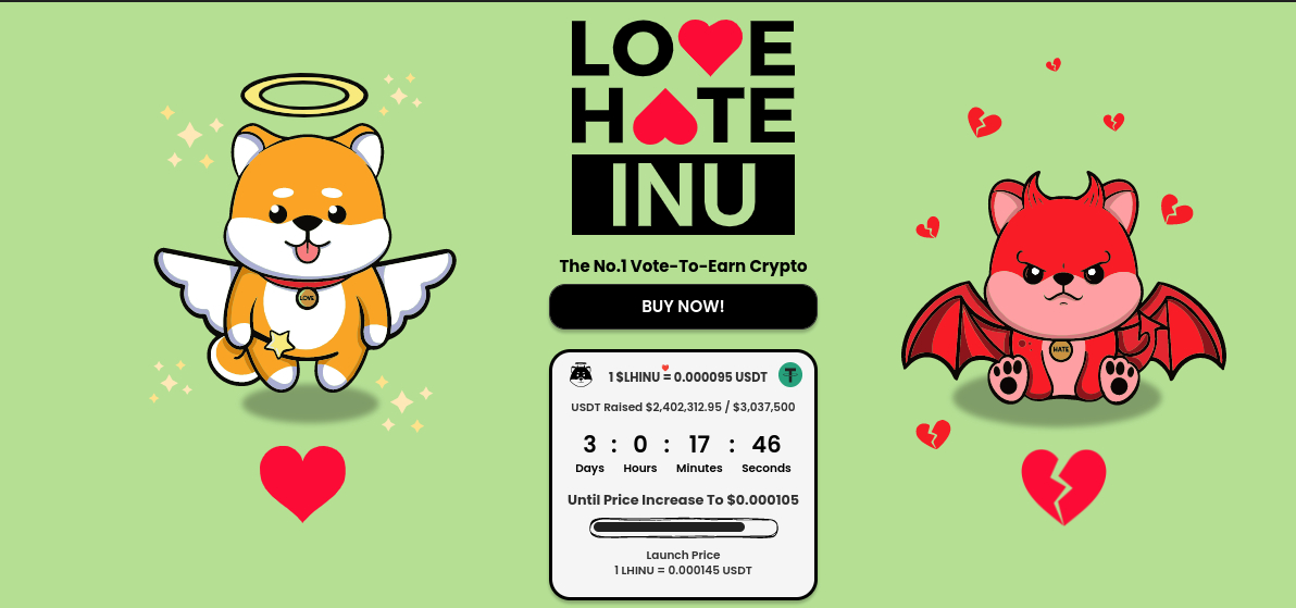 love hate inu - crypto gaming