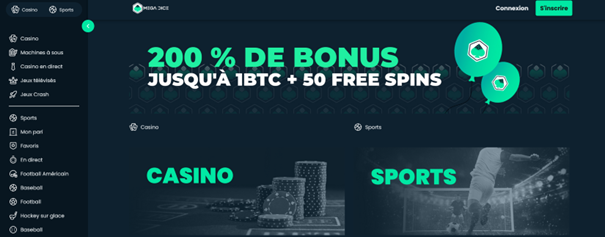 Mega Dice casino avis : site