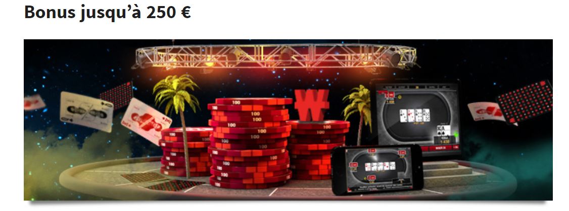 Winamax - Bonus de bienvenue - Casino PayPal