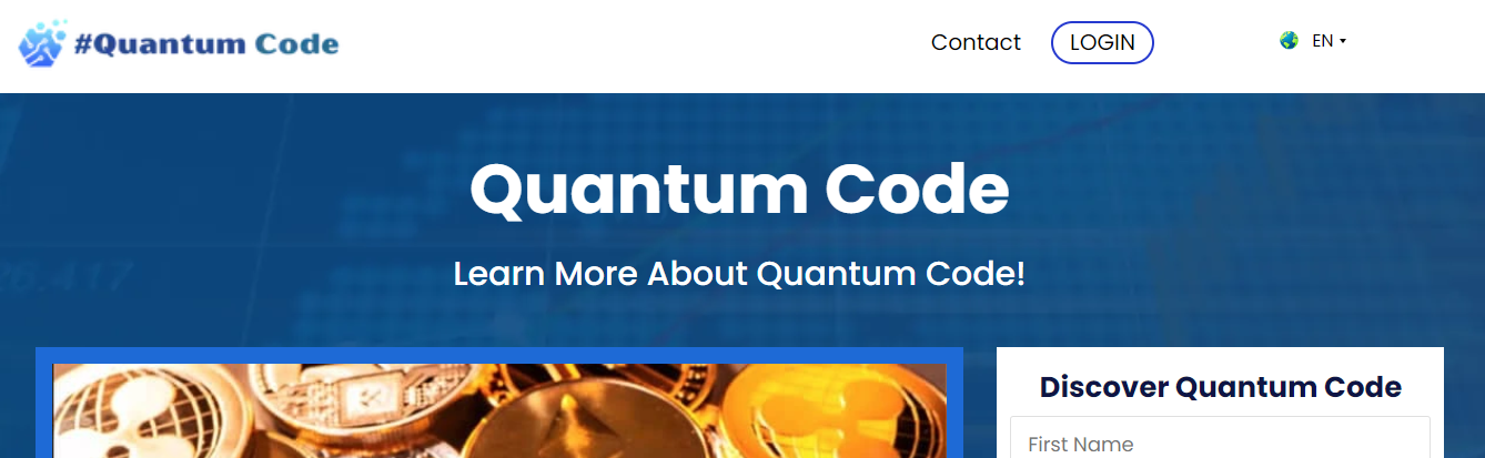 quantum code accueil