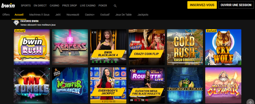 bwin - casino en ligne belge