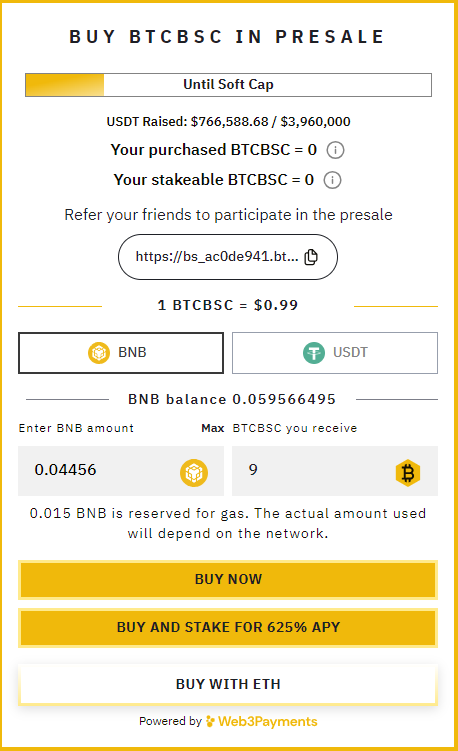 acheter bitcoin bsc