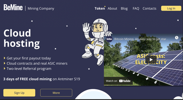 Site de minage Bitcoin gratuit : BeMine
