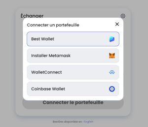 Best Wallet - Connecter un portefeuille - Echanges Crypto sans vérification - No ID - sans KYC - Anonymement