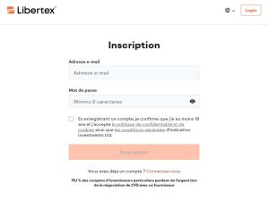 Libertex - Formulaire d'inscription - Echanges Crypto sans vérification - No ID - sans KYC - Anonymement