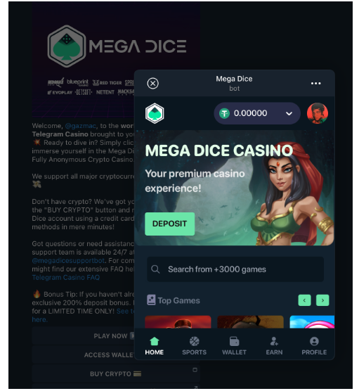 casino Telegram Mega Dic