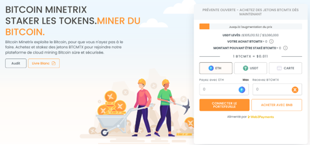 Site de minage bitcoin gratuit : Bitcoin Minetrix
