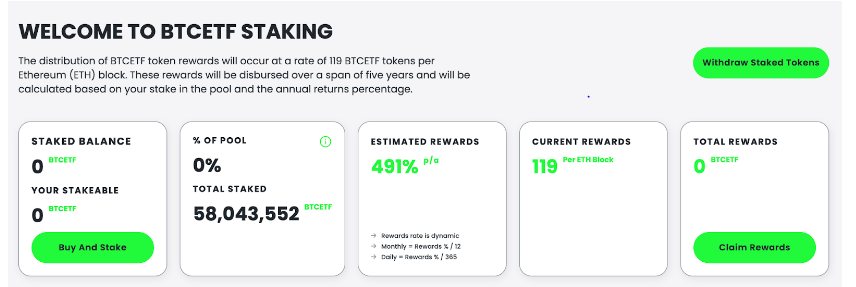 BTCETF staking