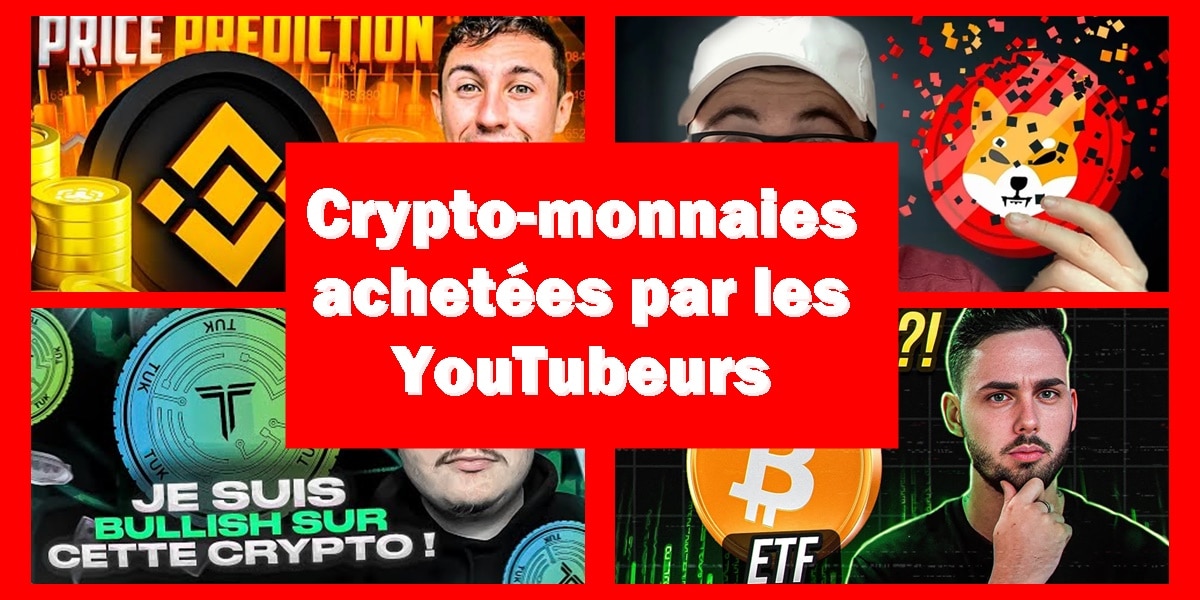 crypto-monnaies achetés par les youtubeurs