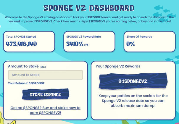 earning sponge bob v2
