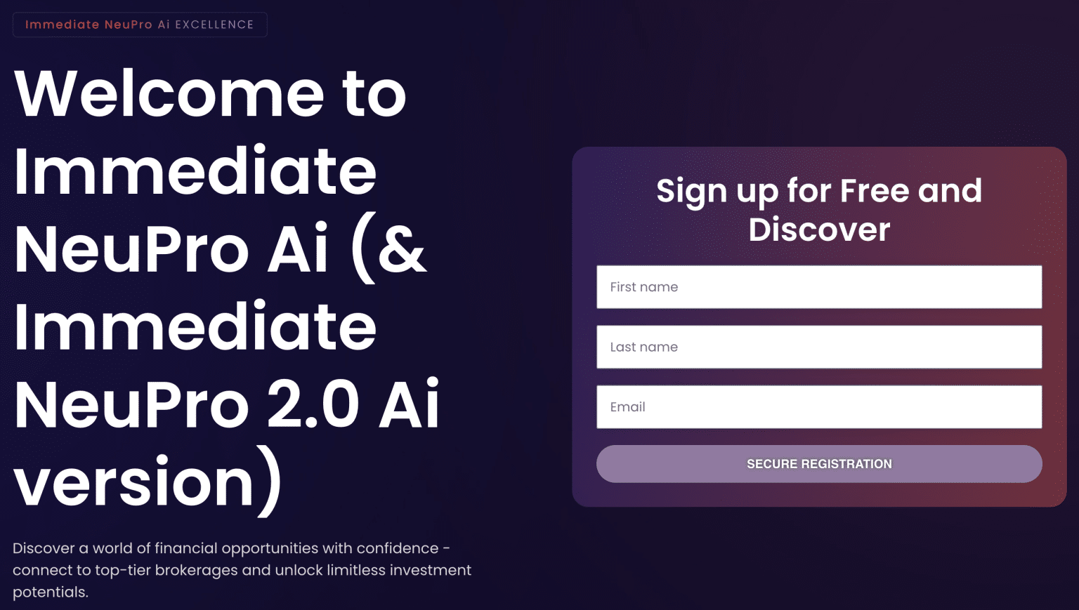 Immediate NeuPro Ai avis 2025 Robot de trading fiable